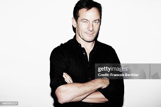 Actor Jason Isaacs by Photographer Francois Berthier for the Contour Collection poses at the Berlinale Palast during the 64th Berlinale International...