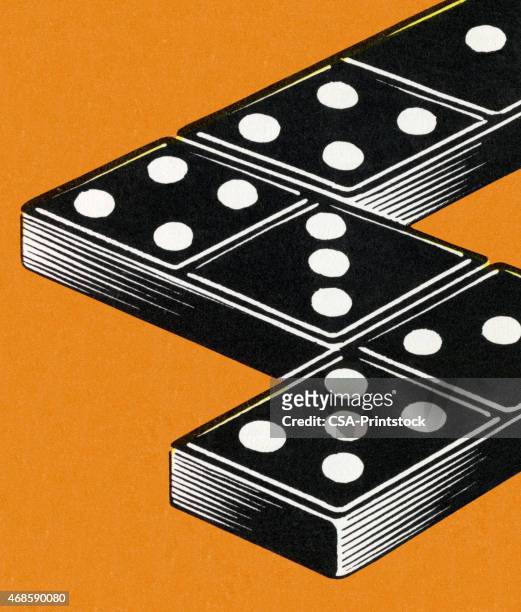 dominoes - dominoes stock illustrations