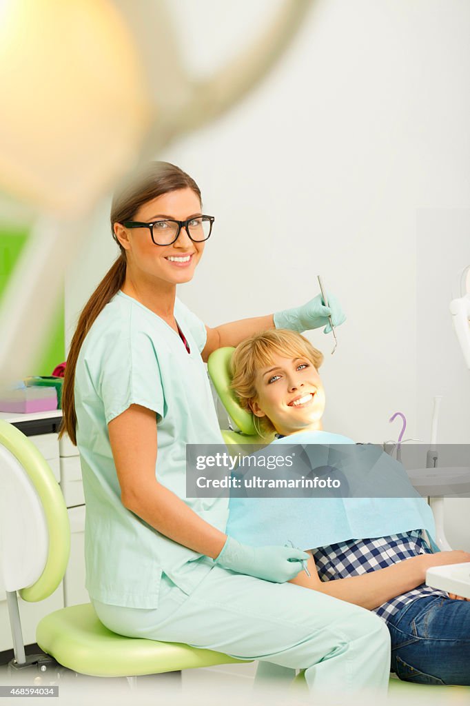 Dentistry  Dentist working   Dental  teeth examined by specialist