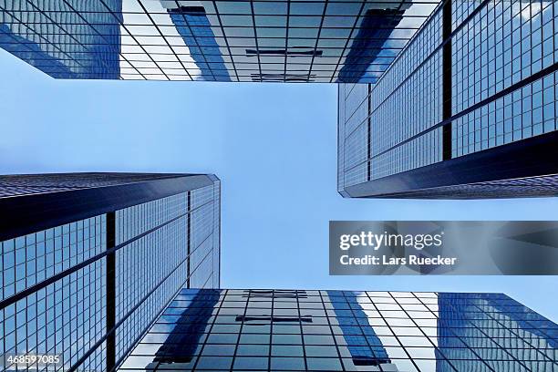 hong kong game - buildings looking up stock pictures, royalty-free photos & images