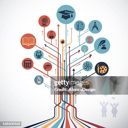 Abstract Education Tree Abstract Education Tree