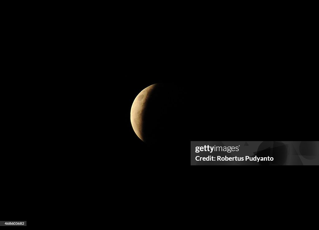 Lunar Eclipse Viewed from Indonesia