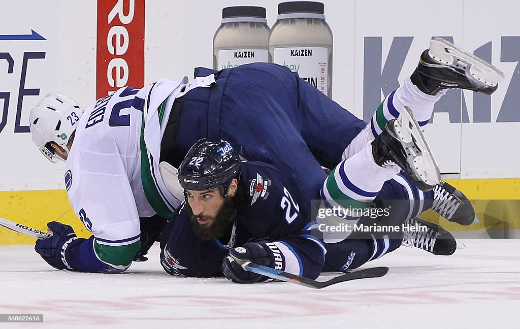 Vancouver Canucks v Winnipeg Jets