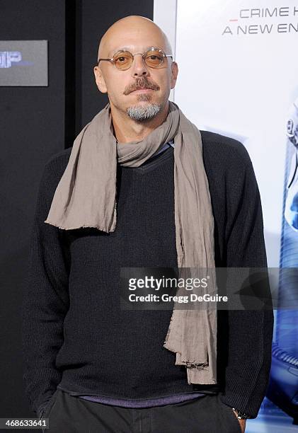 Director Jose Padilha arrives at the Los Angeles premiere of "Robocop" at TCL Chinese Theatre on February 10, 2014 in Hollywood, California.