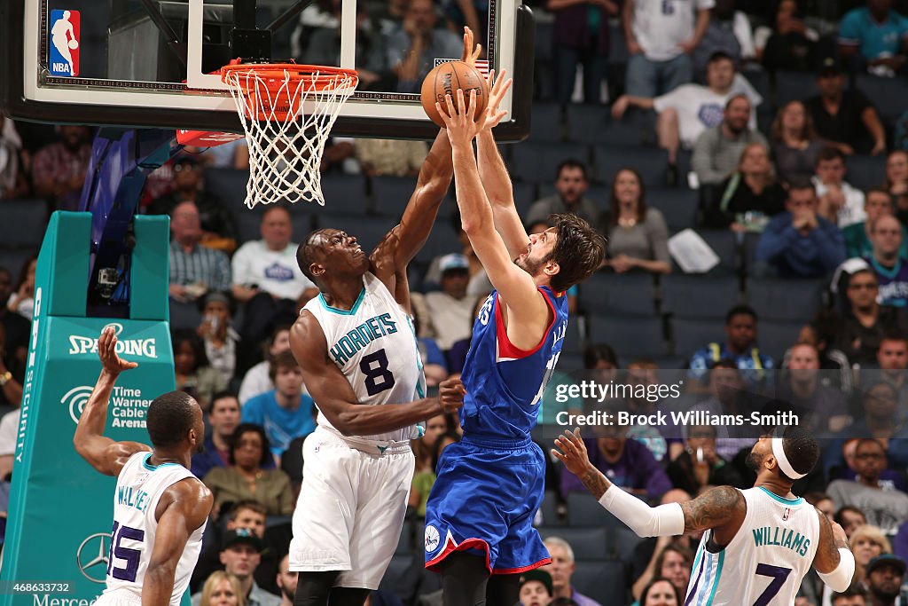 Philadelphia 76ers v Charlotte Hornets