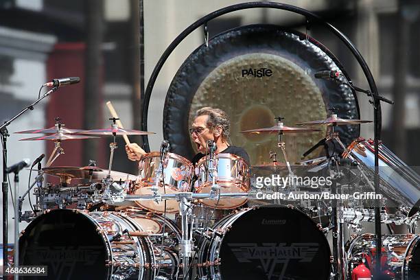 Alex Van Halen is seen at 'Jimmy Kimmel Live' on March 30, 2015 in Los Angeles, California.