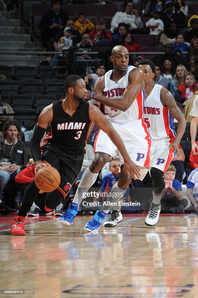 Miami Heat v Detroit Pistons