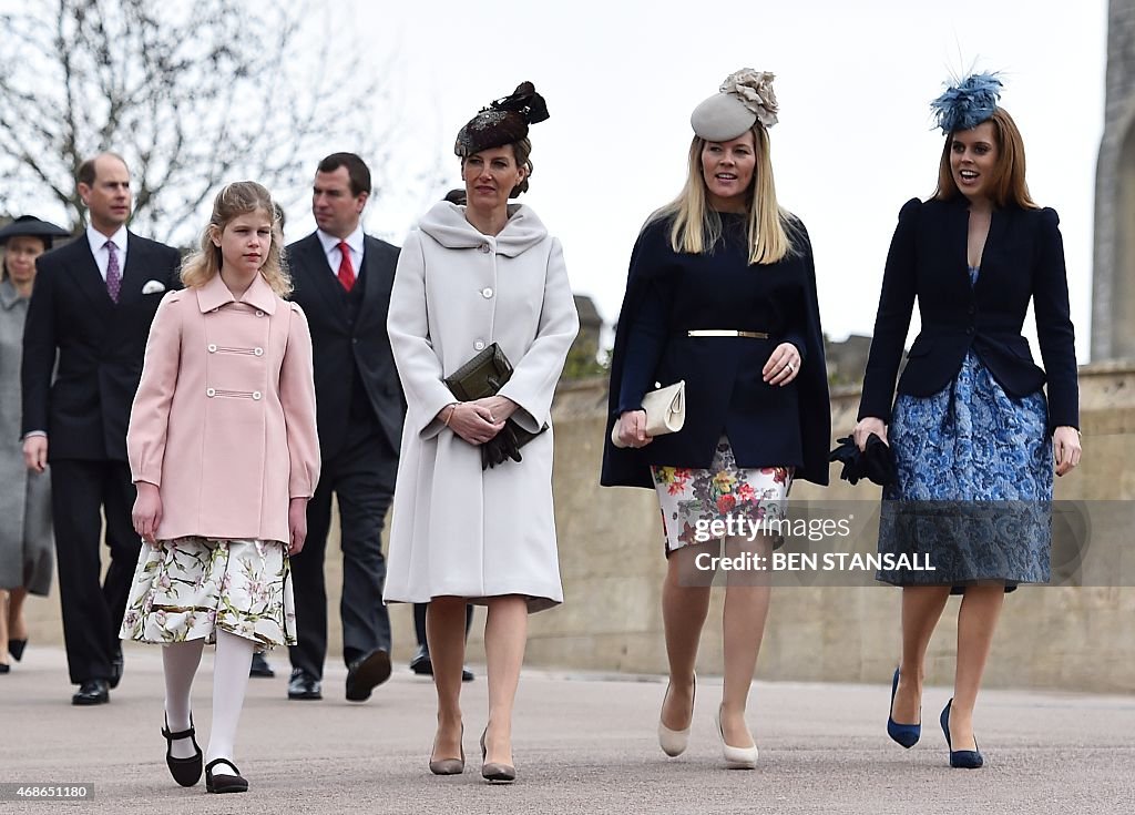 BRITAIN-ROYALS-EASTER