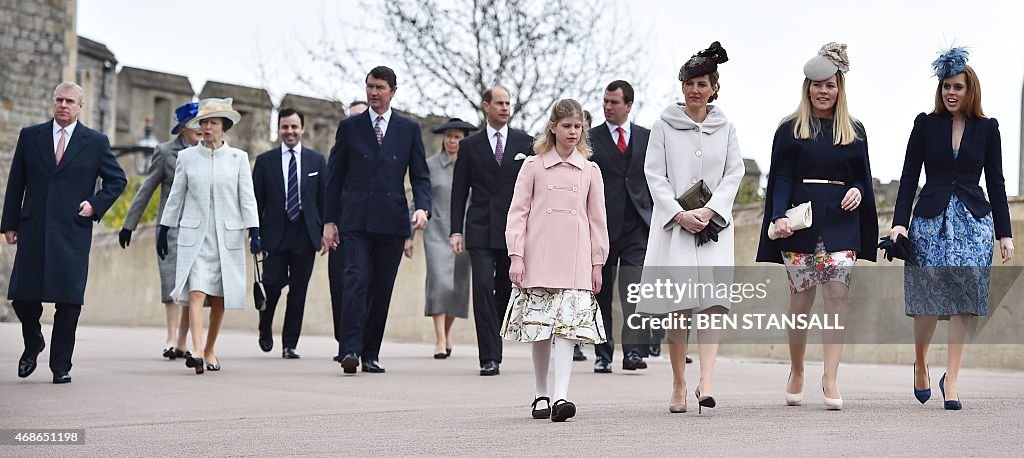 BRITAIN-ROYALS-EASTER