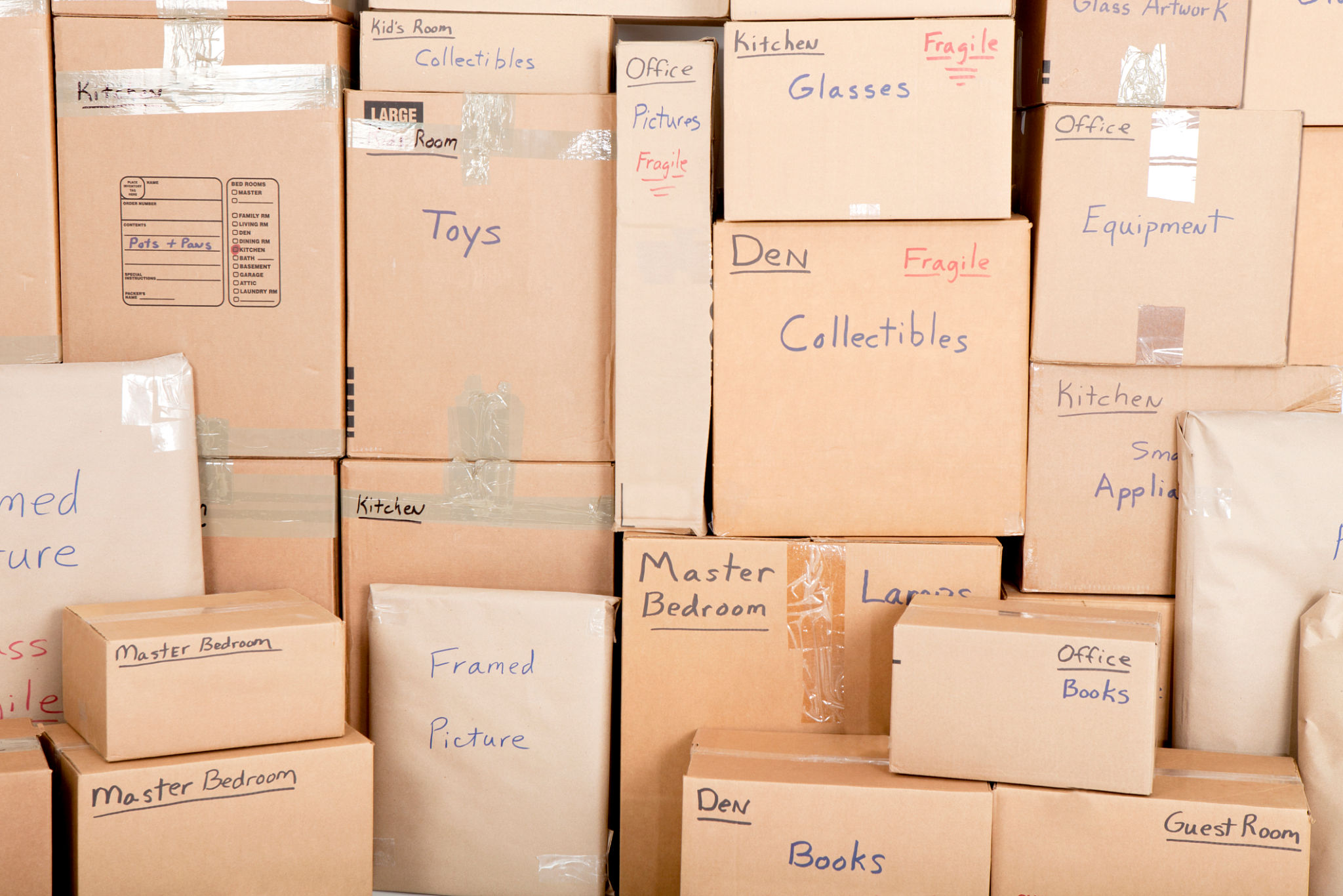 packing labeling