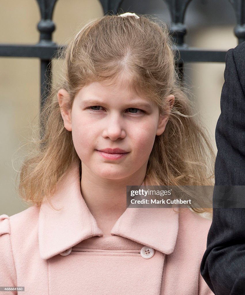 Royal Family Attend Easter Sunday Service At Windsor Castle