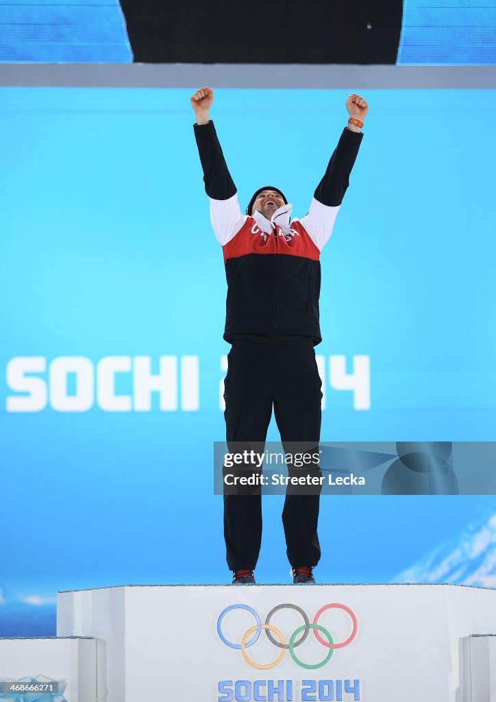 Medal Ceremony - Winter Olympics Day 4