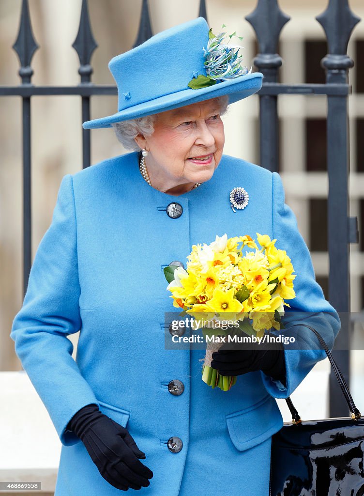 Royal Family Attend Easter Sunday Service At Windsor Castle