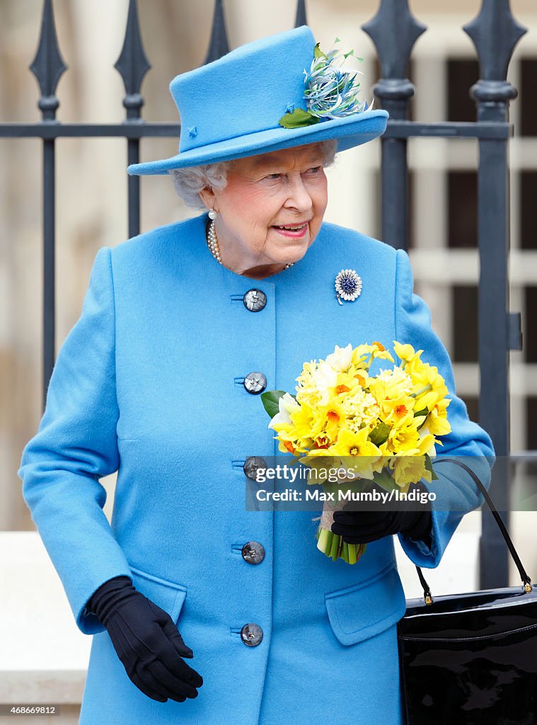 Royal Family Attend Easter Sunday Service At Windsor Castle