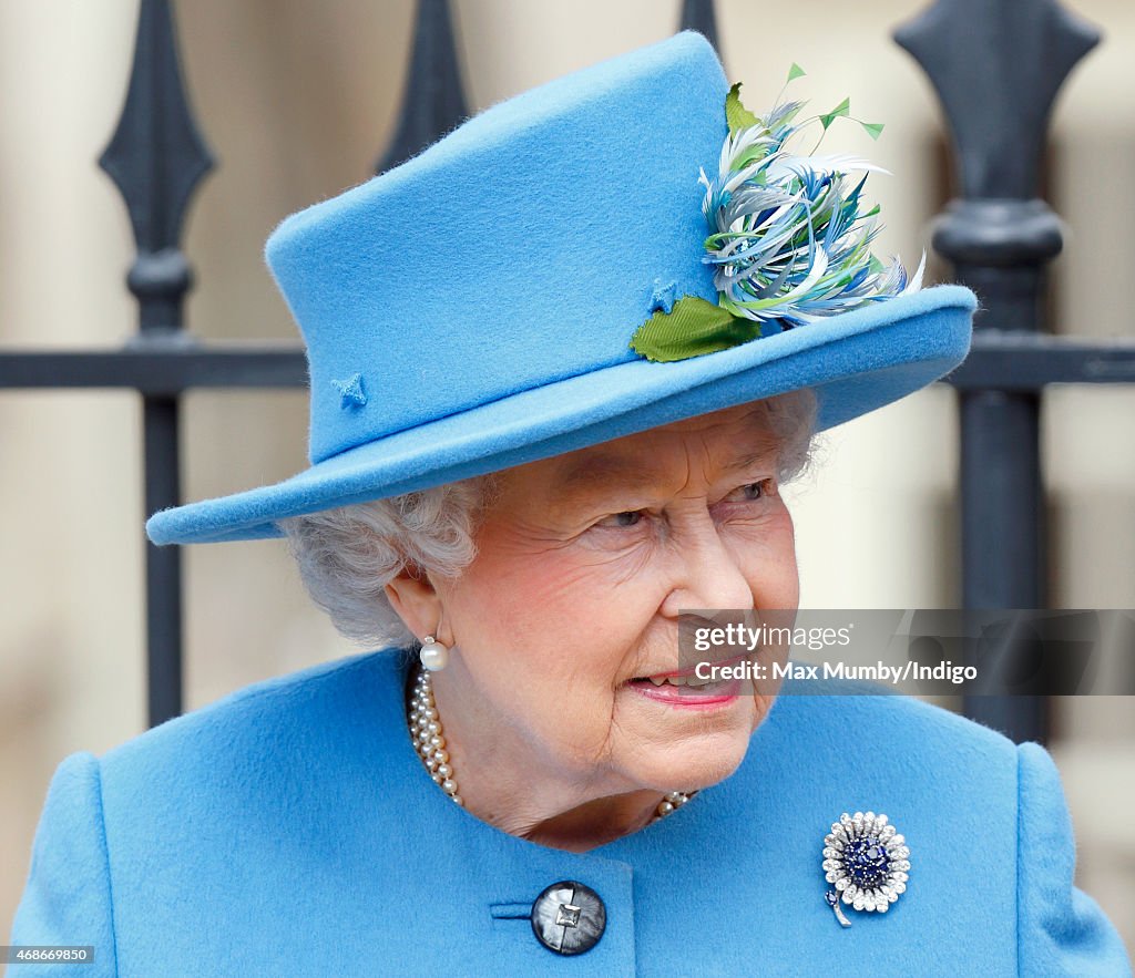 Royal Family Attend Easter Sunday Service At Windsor Castle