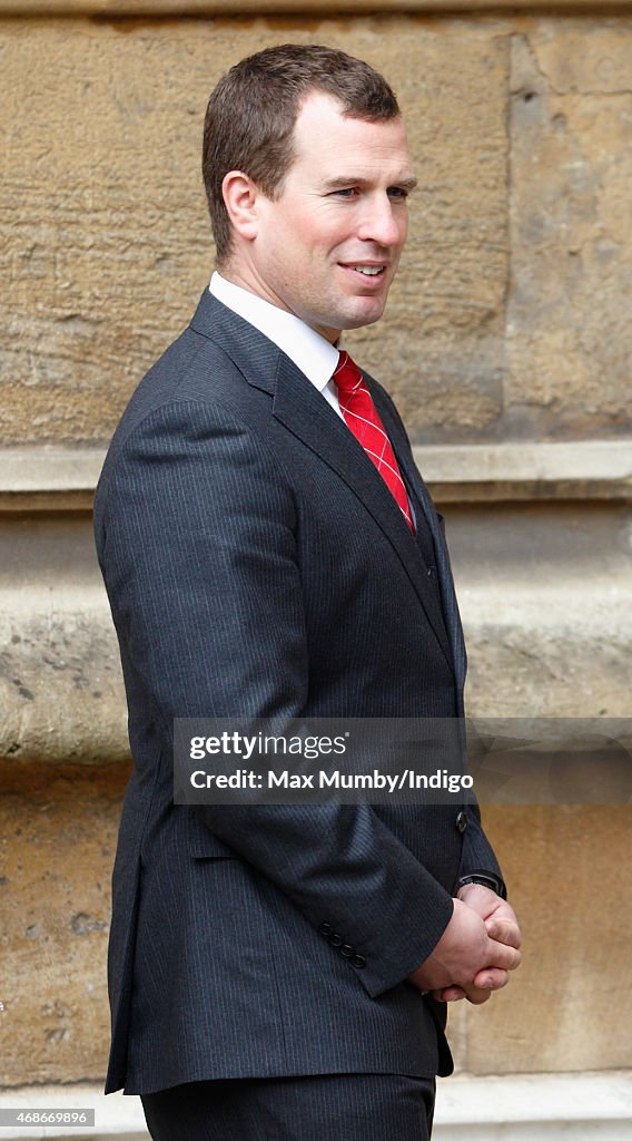 Royal Family Attend Easter Sunday Service At Windsor Castle