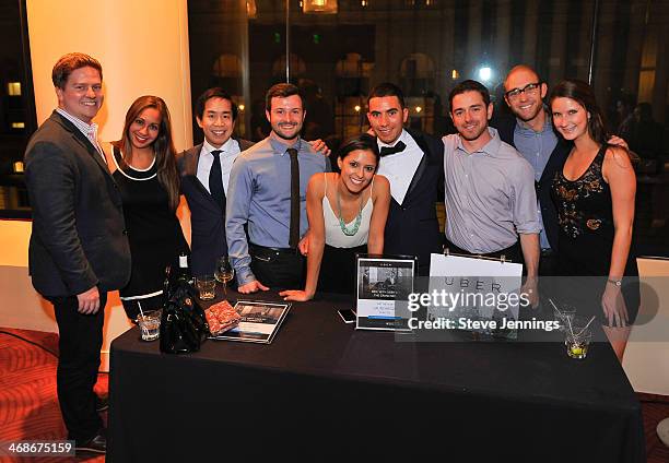 The Uber booth at the 7th Annual Crunchies Awards at Davies Symphony Hall on February 10, 2014 in San Francisco, California.