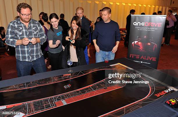 The Anki booth at the 7th Annual Crunchies Awards at Davies Symphony Hall on February 10, 2014 in San Francisco, California.