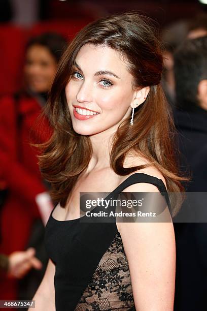 Sarah Margaret Qualley attends the 'Praia do futuro' premiere during 64th Berlinale International Film Festival at Berlinale Palast on February 11,...