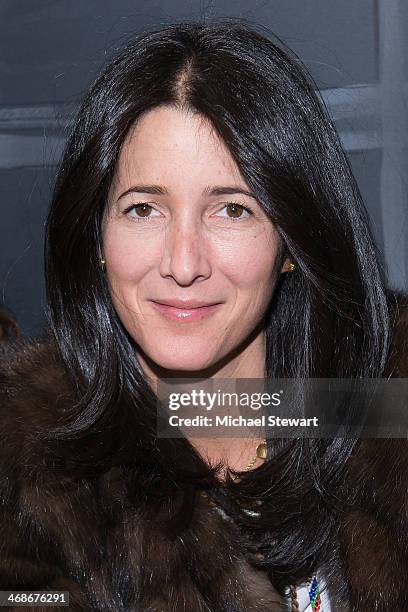 Amanda Ross attends the Vera Wang Collection Show during Mercedes-Benz Fashion Week Fall 2014 at Dia Center on February 11, 2014 in New York City.