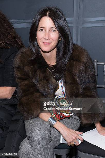 Amanda Ross attends the Vera Wang Collection Show during Mercedes-Benz Fashion Week Fall 2014 at Dia Center on February 11, 2014 in New York City.