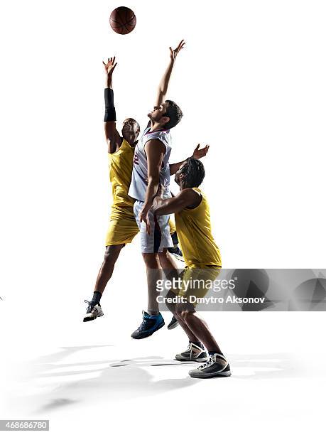 isolated basketball players - professional sportsperson stock pictures, royalty-free photos & images