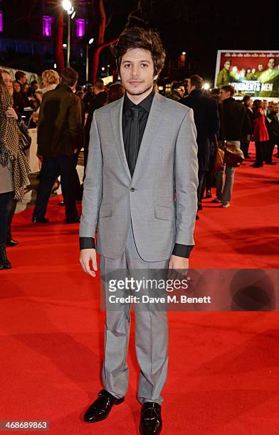 Dimitri Leonidas attends the UK Premiere of "The Monuments Men" at Odeon Leicester Square on February 11, 2014 in London, England.