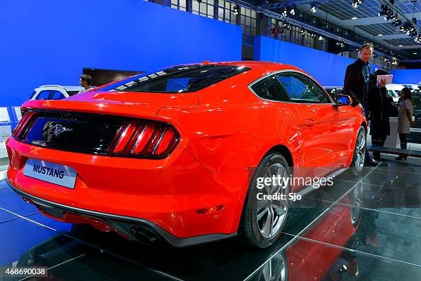 Musle Car's Rear 300 Mustang Car Red Stock Photos, High-Res Pictures, and Images - Getty ...
