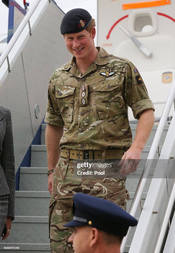 Prince Harry Arrives In Australia Ahead Of His Military Secondment With Australian Defence Force