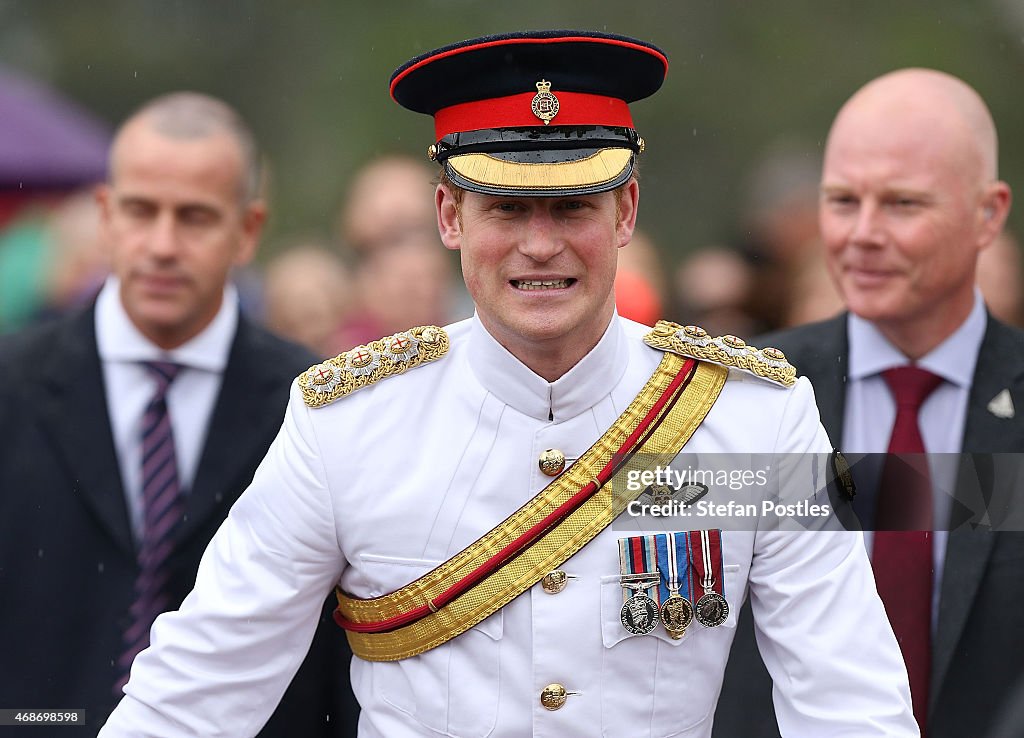 Prince Harry Arrives In Australia Ahead Of His Military Secondment With Australian Defence Force