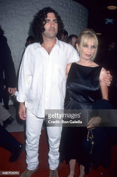 Actress Rosanna Arquette and husband John Sidel attend the "Desperado" Westwood Premiere on August 21, 1995 at the Mann National Theatre in Westwood,...