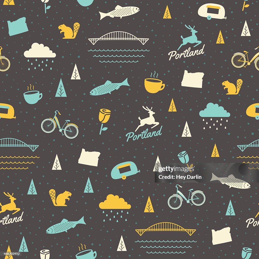 Portland Seamless Pattern