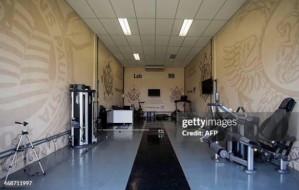 View of a laboratory at the SC Corinthians training centre in Sao Paulo, which will host Iran's national football team during the FIFA World Cup...