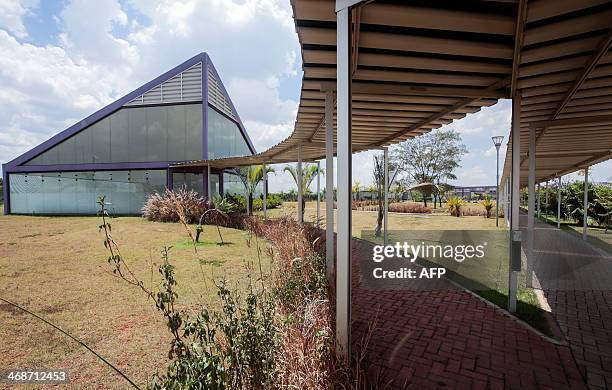 View of a church at the SC Corinthians training centre in Sao Paulo, which will host Iran's national football team during the FIFA World Cup Brazil...
