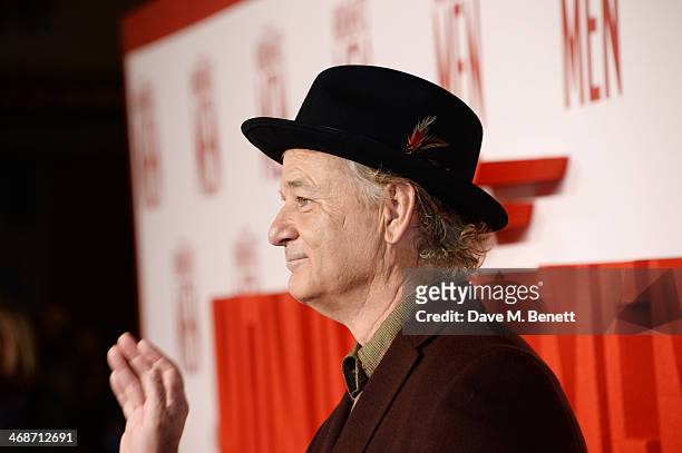 Bill Murray attends the UK Premiere of "The Monuments Men" at Odeon Leicester Square on February 11, 2014 in London, England.