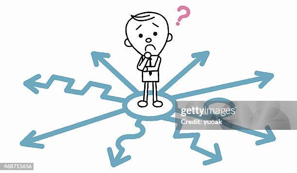 which way - question mark pattern stock illustrations