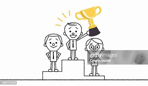 ilustraciones, imágenes clip art, dibujos animados e iconos de stock de el ganador - segundo puesto