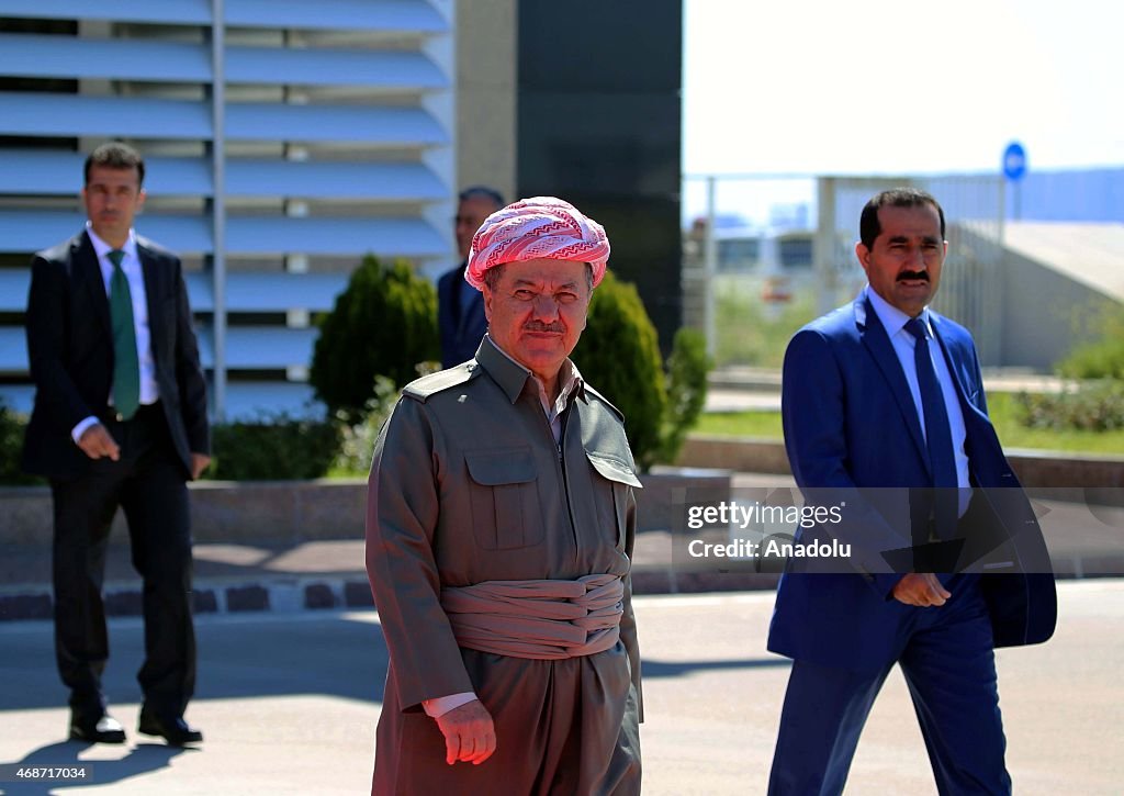 Haidar al-Abadi meets Masoud Barzani in Erbil