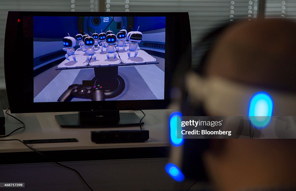 Sony Computer Entertainment Inc. Demonstrates Virtual Reality Headset "Project Morpheus"