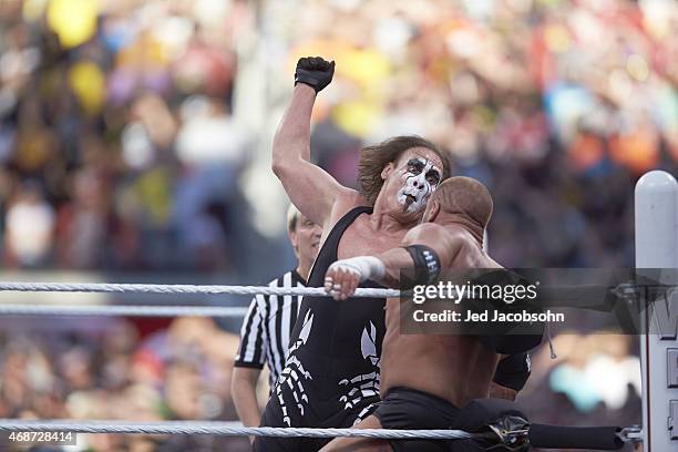 WrestleMania 31: Sting in action vs Triple H during event at Levi's Stadium. Santa Clara, CA 3/29/2015 CREDIT: Jed Jacobsohn