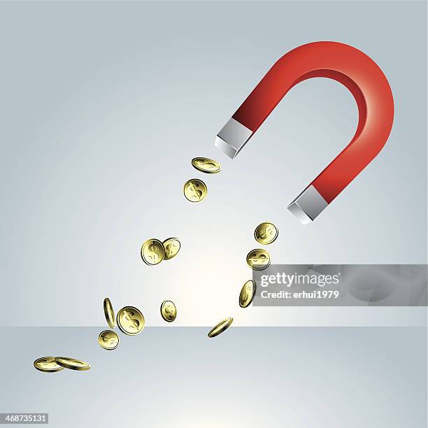 magnet - iron ore stock illustrations