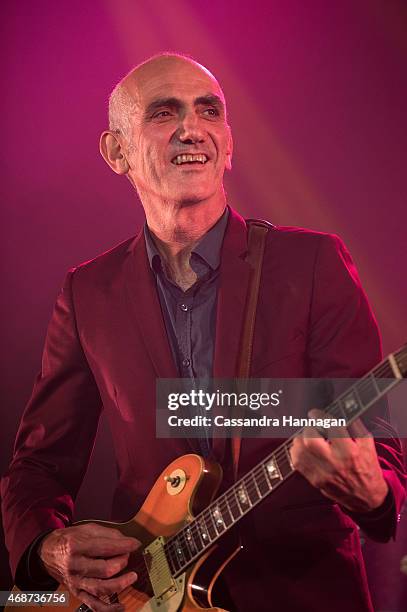 Paul Kelly Presents The Merri Soul Sessions live for fans at the 2015 Byron Bay Bluesfest on April 6, 2015 in Byron Bay, Australia.