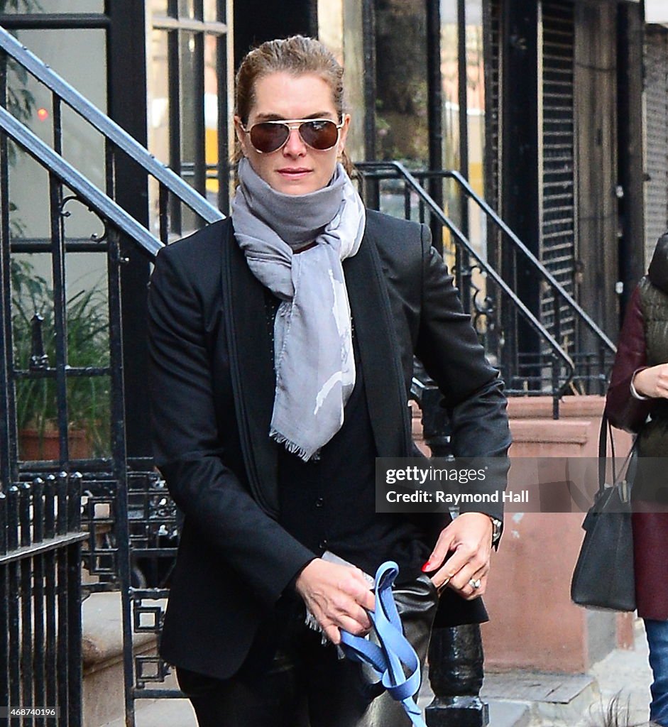 Celebrity Sightings In New York City - April 06, 2015