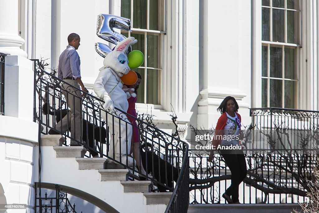 Obama in White House Easter Egg Roll