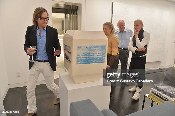 Fredric S. Brandt attends the viewing of his Art Collection cocktail party on December 4, 2012 in Coconut Grove, Florida.