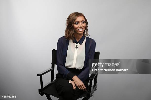 Giuliana Rancic discusses her new book 'Going Off Script' at LinkedIn Studios NYC on April 6, 2015 in New York City.