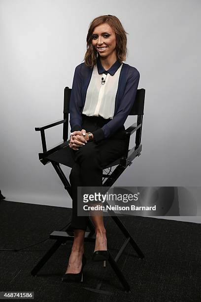 Giuliana Rancic discusses her new book 'Going Off Script' at LinkedIn Studios NYC on April 6, 2015 in New York City.