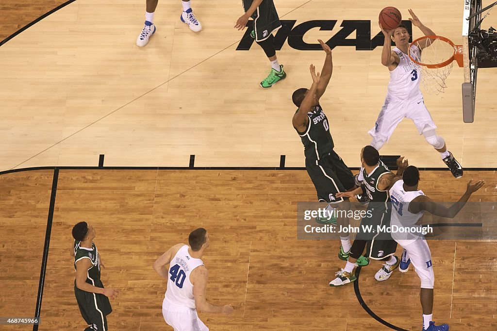 Duke University vs Michigan State University, 2015 NCAA National Semifinals