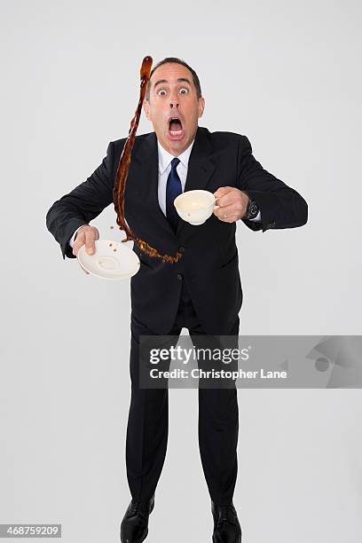 Comedian Jerry Seinfeld is photographed for The Guardian Newspaper on November 15, 2013 in New York City.