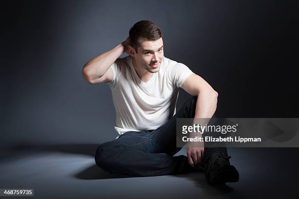 Actor Brian J Smith is photographed for New York Post on November 12, 2013 in New York City.